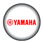 Yamaha in witte bol